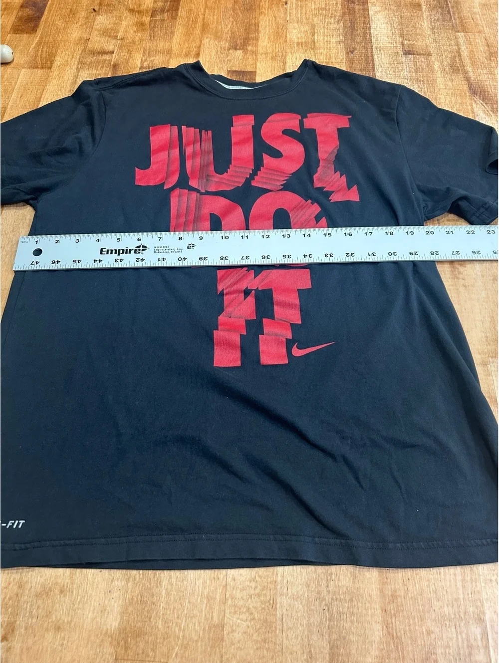 Nike Black Dri-FIT 'Just Do It' T-Shirt Size S